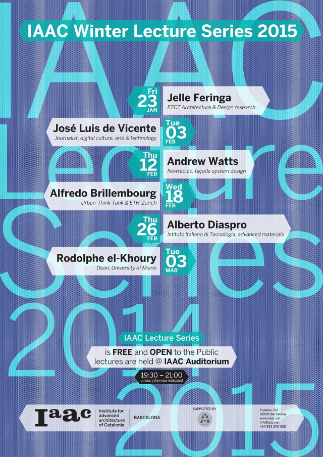 IAAC Winter Lectures 2015